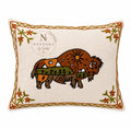 Canadian Wilderness Bison - Hand-Embroidered
Cushion Cover